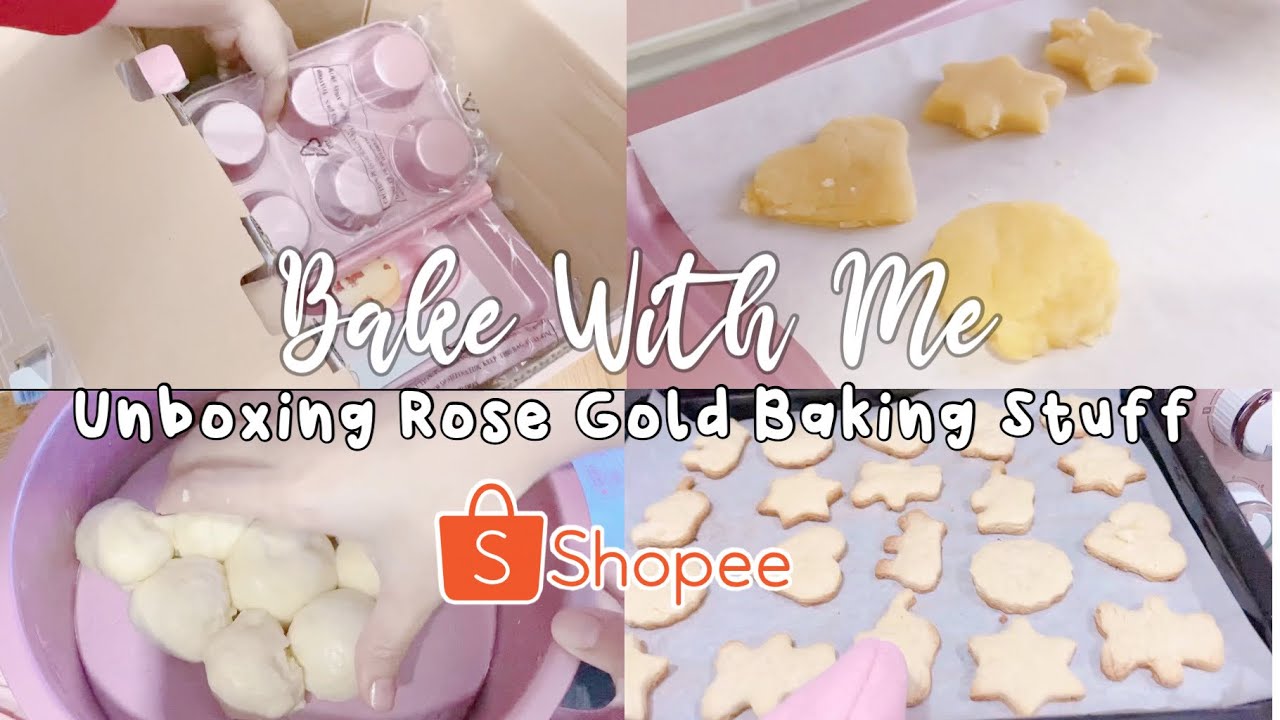 Shopee Haul Rose Gold Baking Tools CHEFMADE || Daily Vlog Madamkyra Bake With Me