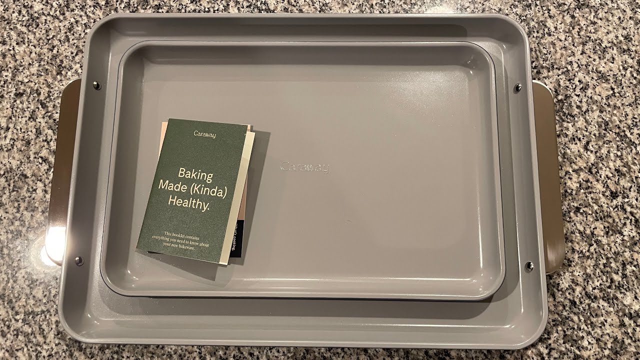 Caraway Non-Stick Ceramic Baking Sheets Set Unboxing