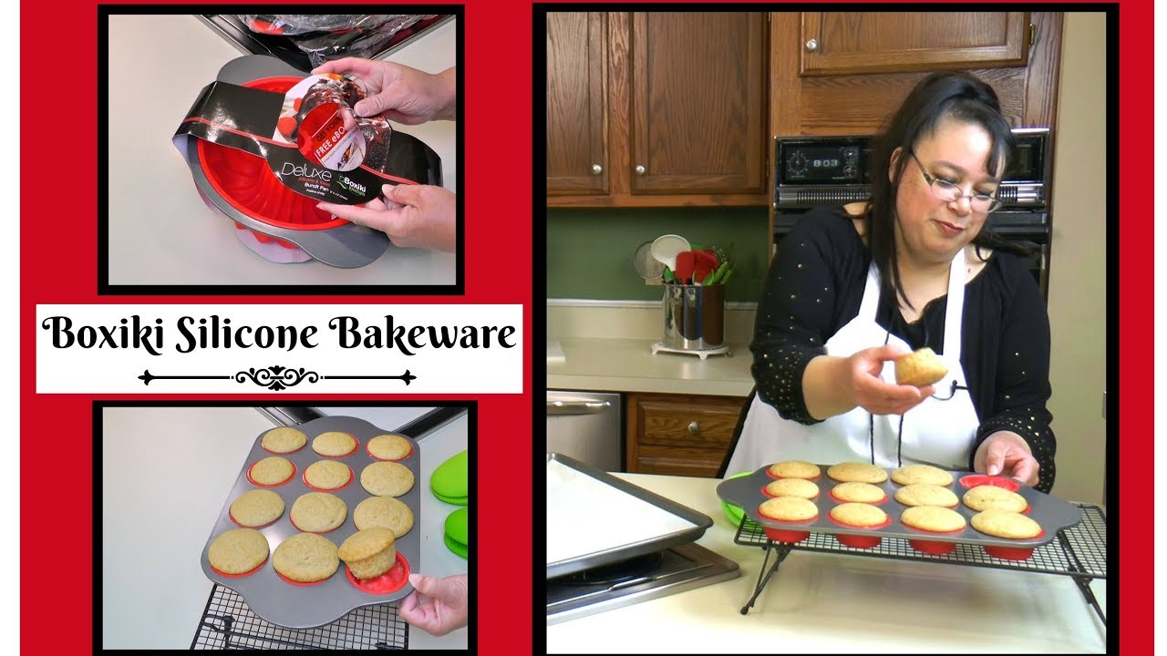 Boxiki Silicone Bakeware Unboxing ~ Bundt Pan, Muffin Pan, and Springform Pan ~ Amy Learns to Cook