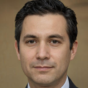 L-TOOLS professional headshot of a man in a suit, highlighting corporate or business profile usage.