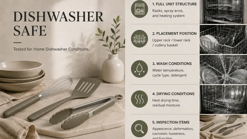 Test conditions behind a dishwasher-safe kitchenware claim