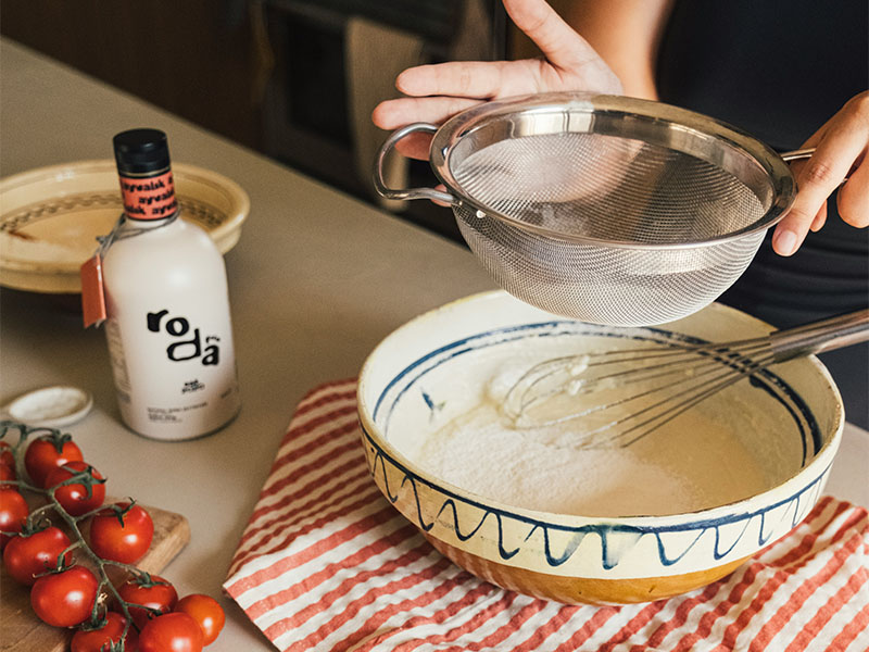 L-TOOLS baked pastries in a toaster oven, showcasing small batch baking and home cooking.