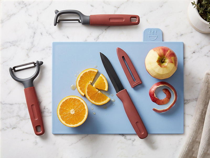 L-TOOLS ceramic knives and peelers for precise cutting and food preparation.